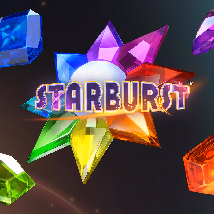 Starburst slot game featuring vibrant gems and expanding wilds